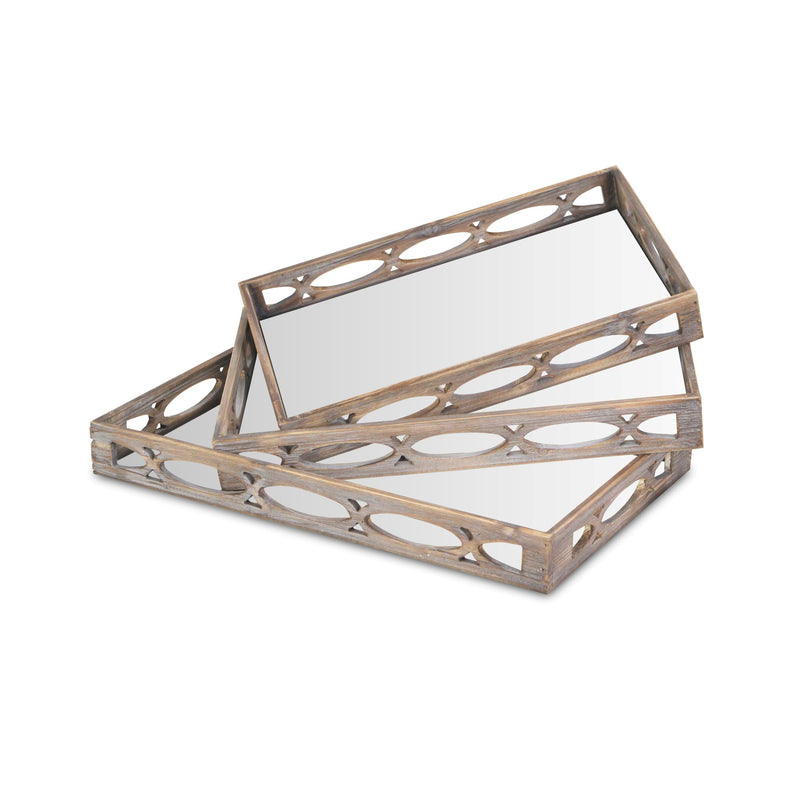 FP-4208-3 - Aria Mirrored Trays