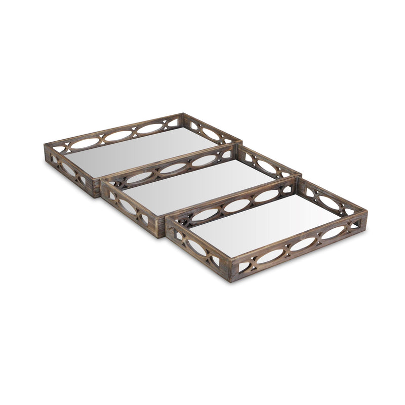 FP-4208-3 - Aria Mirrored Trays
