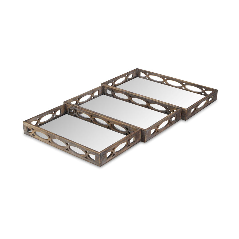 FP-4208-3 - Aria Mirrored Trays