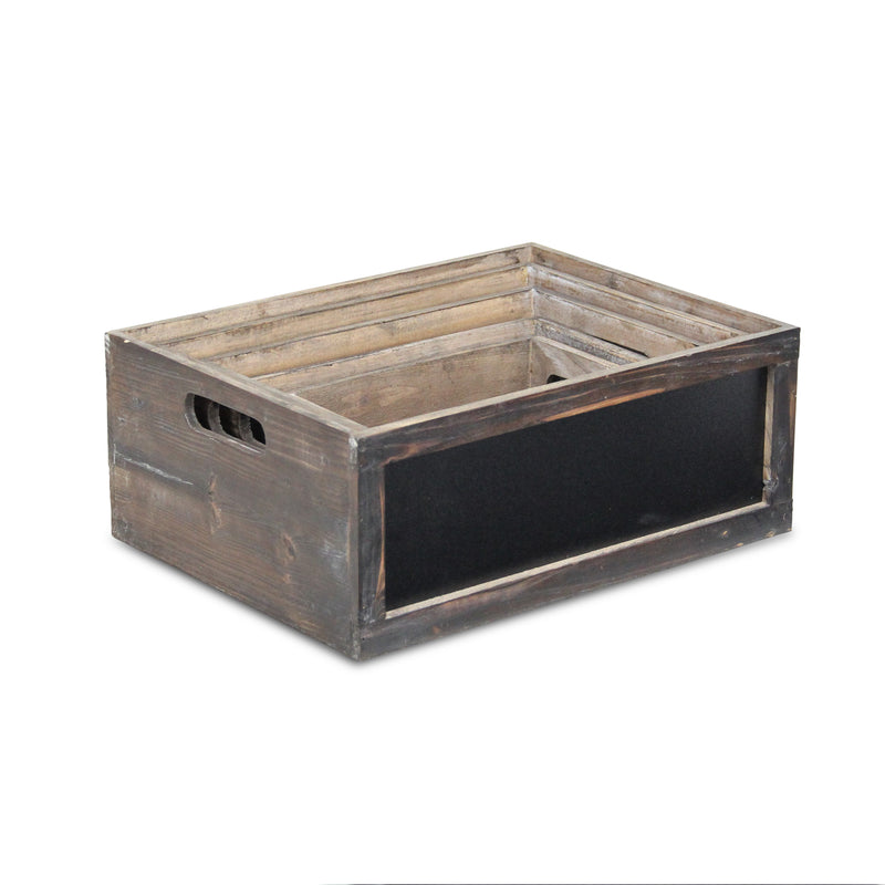 FP-4264-5 - Vale Wood & Chalkboard Crates