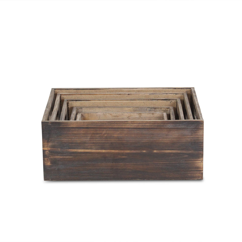 FP-4264-5 - Vale Wood & Chalkboard Crates
