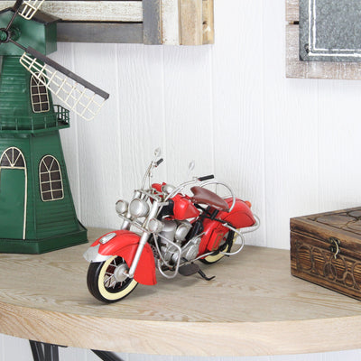 JA-0135 - Frankie Vintage Red Motorcycle