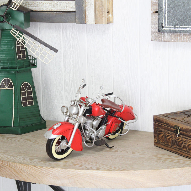JA-0135 - Frankie Vintage Red Motorcycle