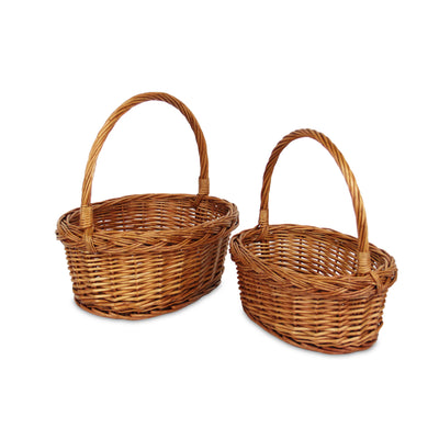 UW-9092-2SMK - Eierkorb Oval Handle Basket