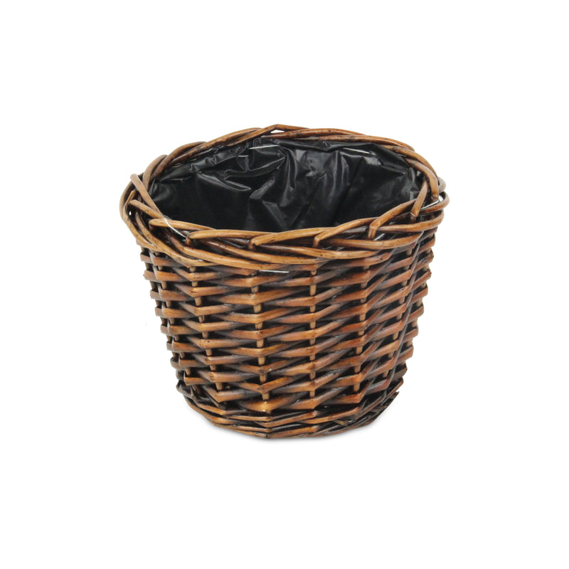 UW-9337-06DSMK - Mosi Dark Brown 6" Planter Basket
