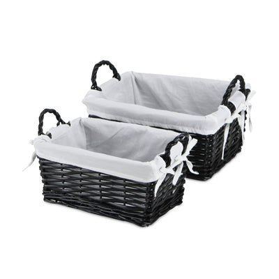 UW-9750-2BKL - Oreni Lined Rect. Baskets