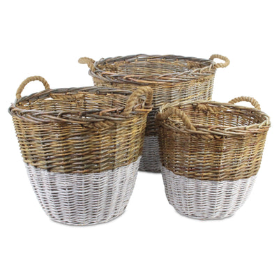 UW-9754-3UP - Timbifaran Two Tone Basket Set